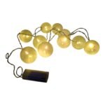 LED girlianda „Baltos burbuliukų lemputės“ (10 vnt.) - Image 2