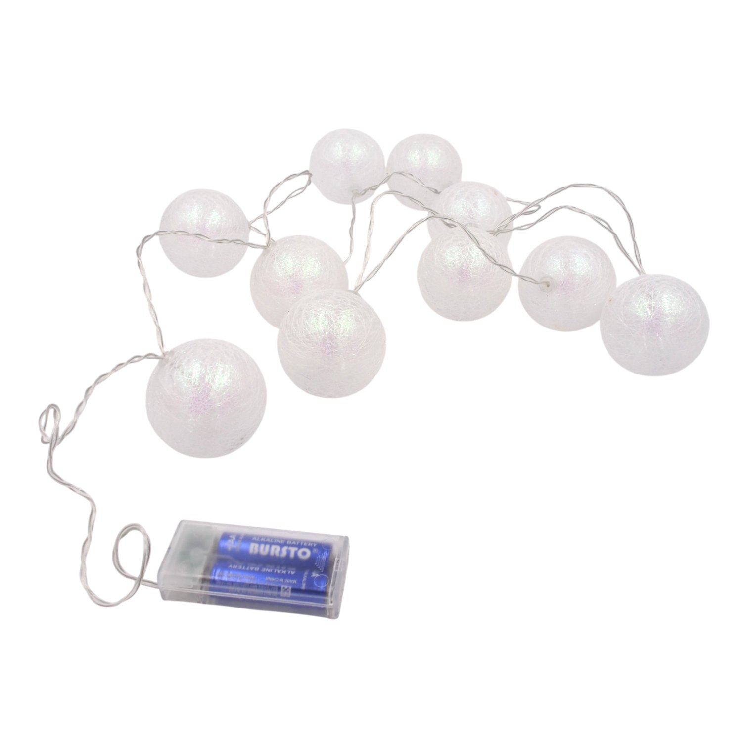 led-girlianda-baltos-burbuliuku-lemputes-10-vnt LED girlianda „Baltos burbuliukų lemputės“ (10 vnt.) - Image 1