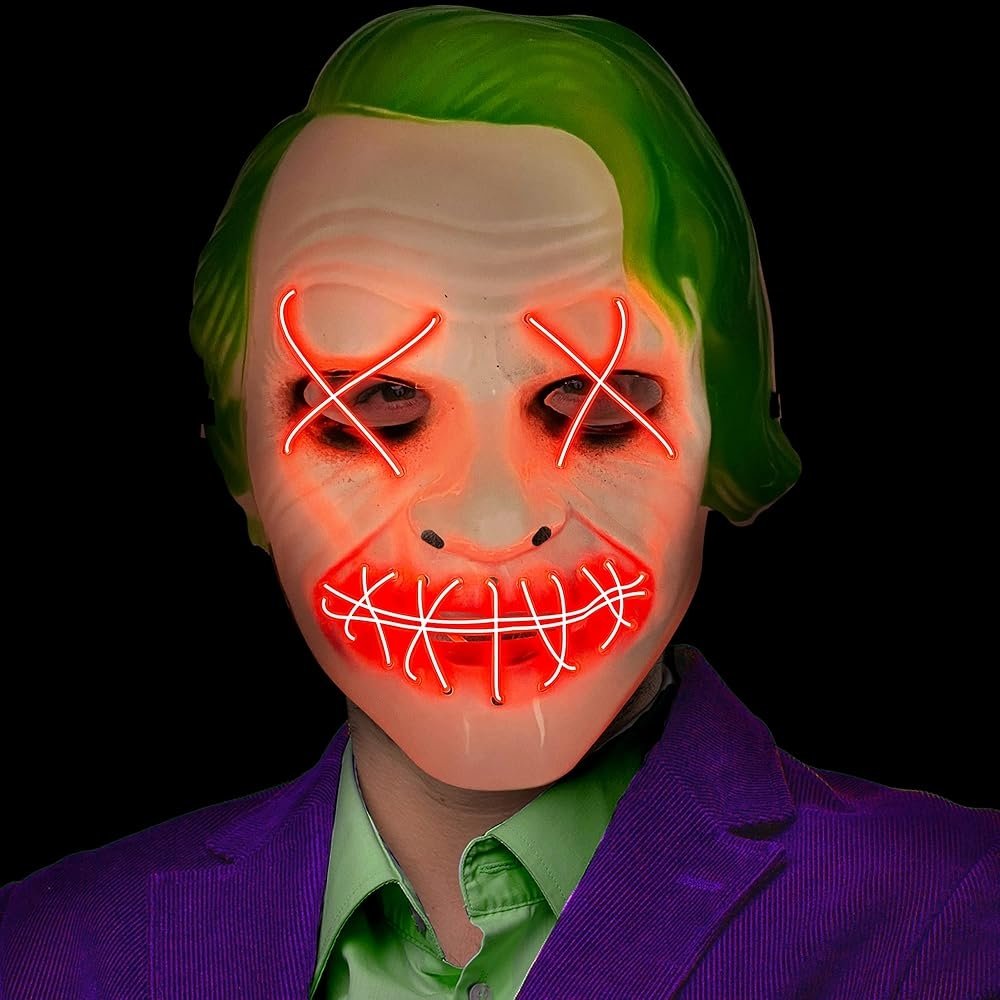 led-kauke-joker LED kaukė "Joker" - Image 1