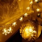 LED lempučių girlianda snaigių formos - Image 3