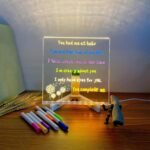 DIY LED piešimo lenta su šviečiančiu akrilo paviršiumi - Image 3