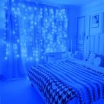 LED USB Užuolaida - Girlianda, mėlyna - Image 3