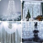 LED USB Užuolaida - Girlianda, šaltai balta - Image 3