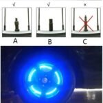LED Ventilio Galvutės, 2 Vnt. - Mėlyna - Image 3