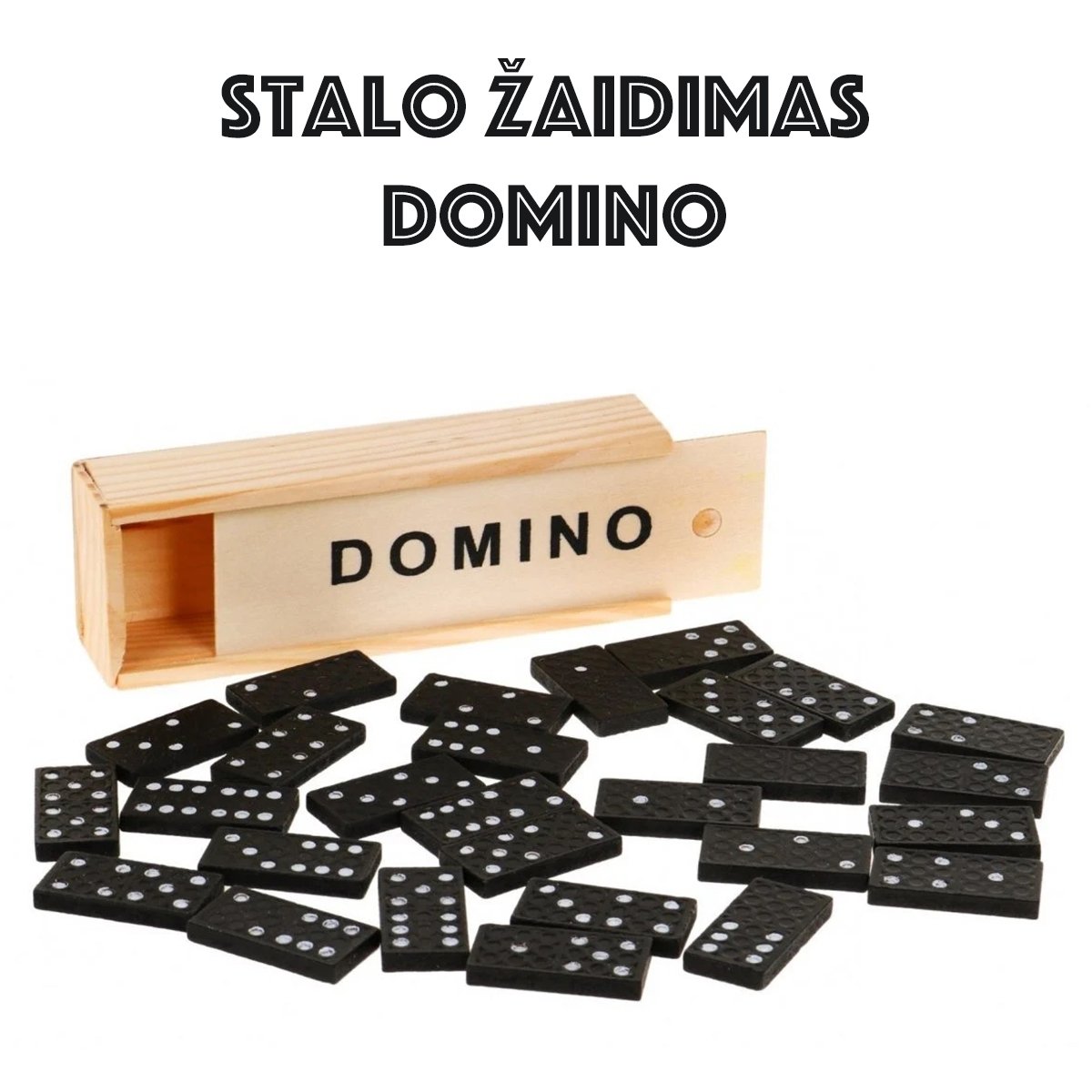 medinis-domino-zaidimas Medinis Domino žaidimas - Image 1