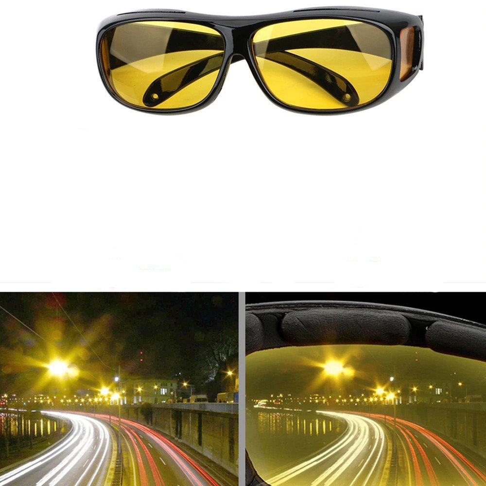 naktiniai-ir-dieniniai-akiniai-2-vnt Ryškinantis vaizdą akiniai HD Vision - Image 1