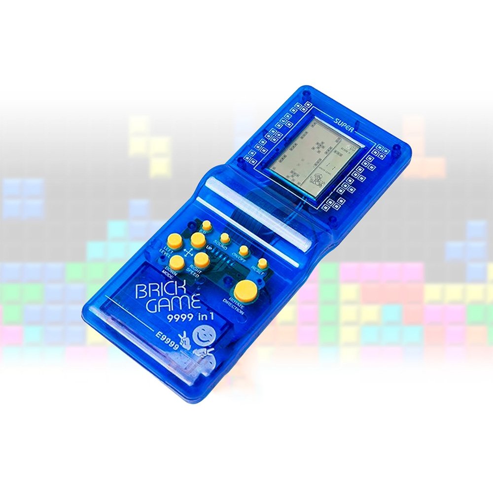 nesiojama-zaidimu-konsole-brick-game-9999-in-1-tetris-tipo Nešiojama žaidimų konsolė „Brick Game“ 9999 in 1 (Tetris tipo) - Image 1