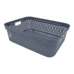 Plastikinė dėžutė su dangčiu, 30×20×9 cm PILKA - Image 2