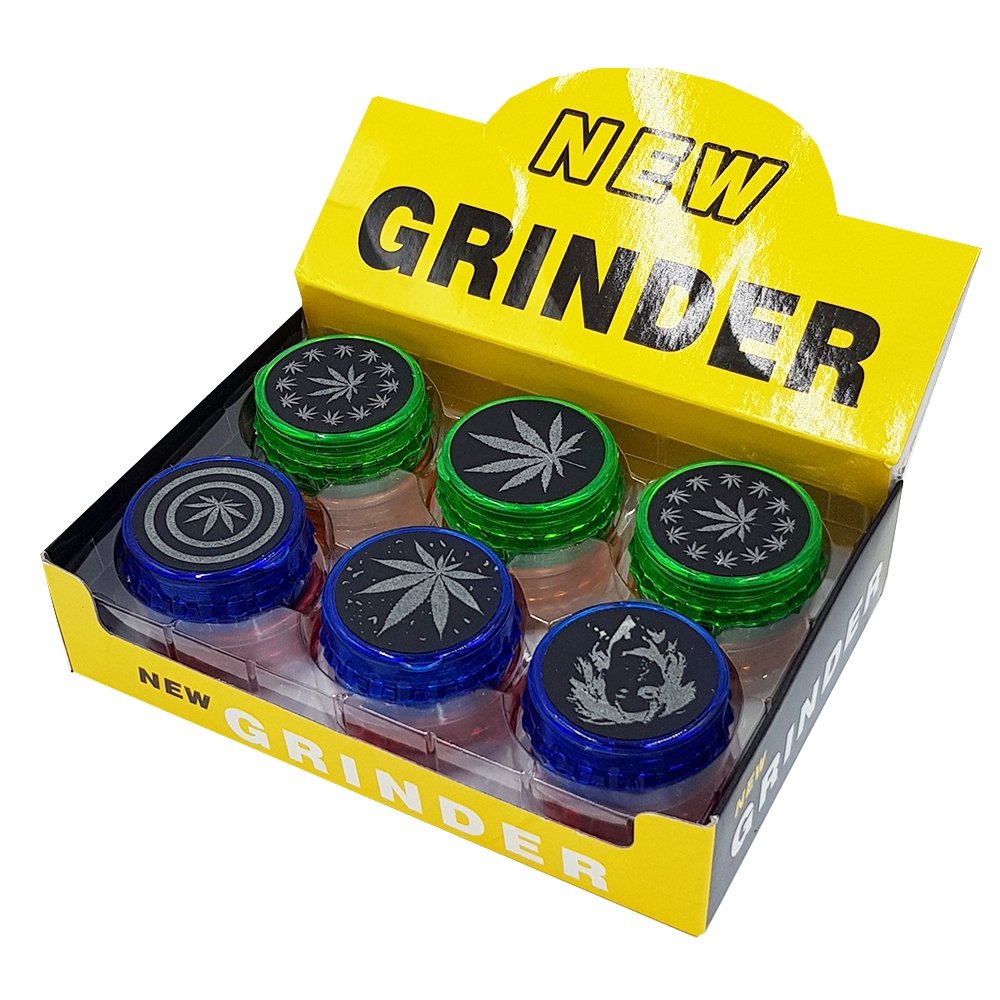 plastikinis-tabako-smulkintuvas-grinderis Plastikinis Tabako Smulkintuvas "Grinderis" - Image 1