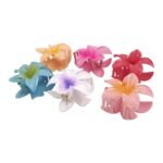 Plaukų segtukai – gėlytės 8 cm (6 vnt.) - Image 3