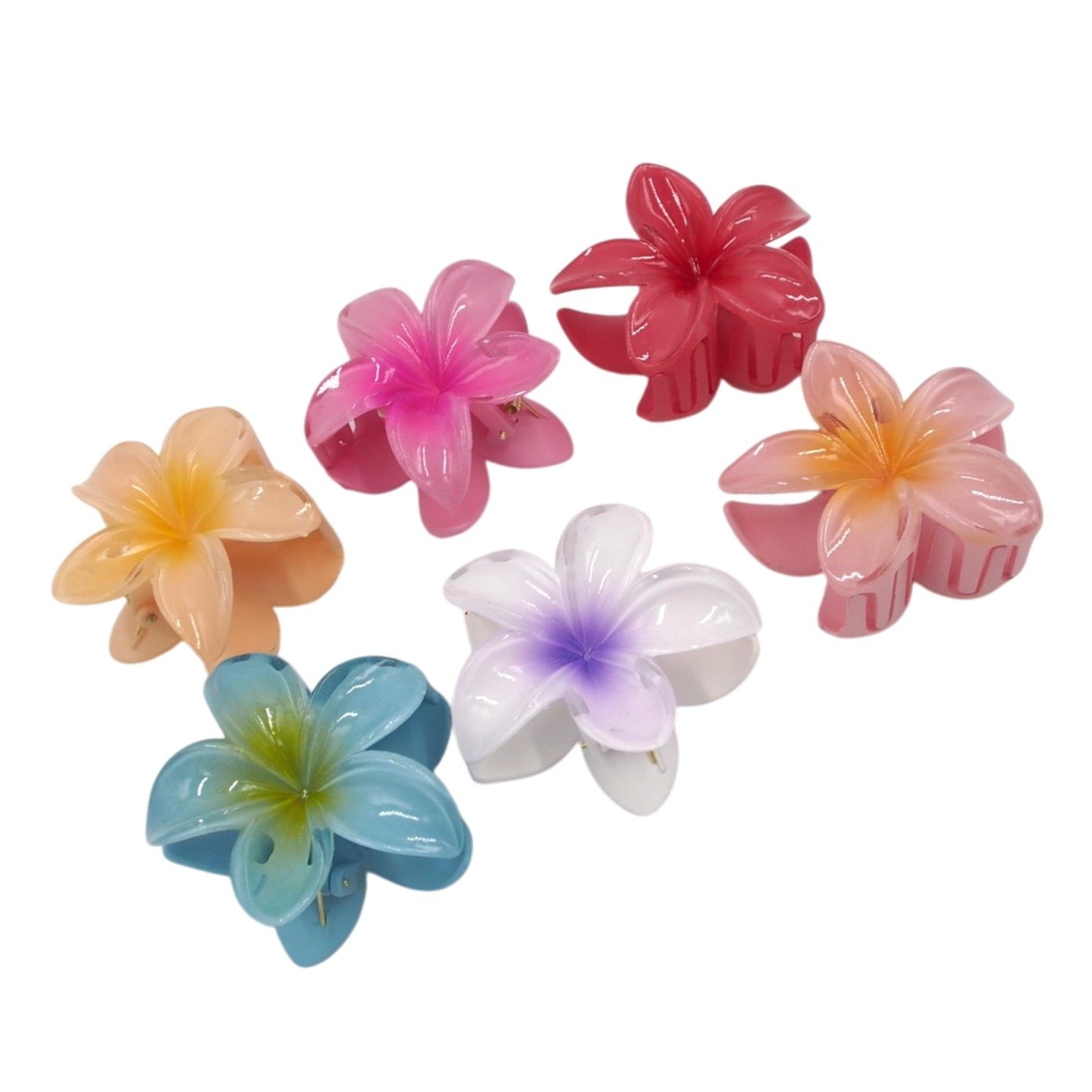 plauku-segtukai-gelytes-8-cm-6-vnt Plaukų segtukai – gėlytės 8 cm (6 vnt.) - Image 1