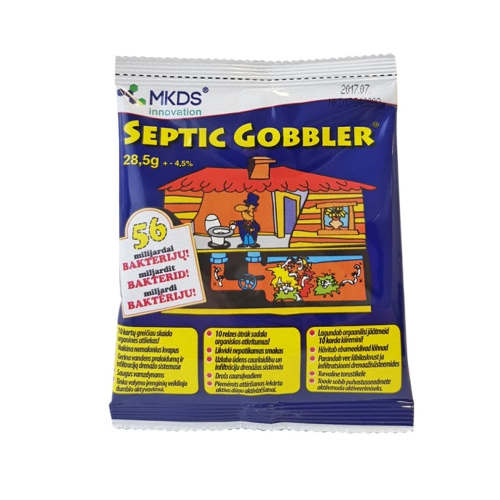 septic-gobbler-bakterijos-kanalizacijos-valymui-285-g Septic Gobbler bakterijos kanalizacijos valymui, 28,5 g - Image 1