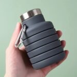 Silikoninė gertuvė 550ml. - Mėlyna - Image 3
