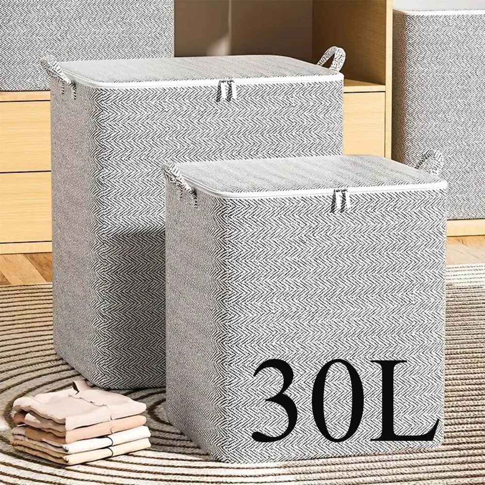 sulankstoma-daiktadeze-su-uztrauktuku-30l Sulankstoma daiktadėžė su užtrauktuku 30L - Image 1