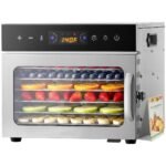 Vaisių ir maisto džiovyklė 400 W, 6 padėklų, nerūdijančio plieno