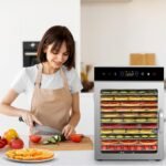 Vaisių ir maisto džiovyklė 800 W, 12 padėklų, nerūdijančio plieno korpusas - Image 2