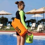 Vandeniui atspari kuprinė / maišas 20L Oranžinis - Image 2