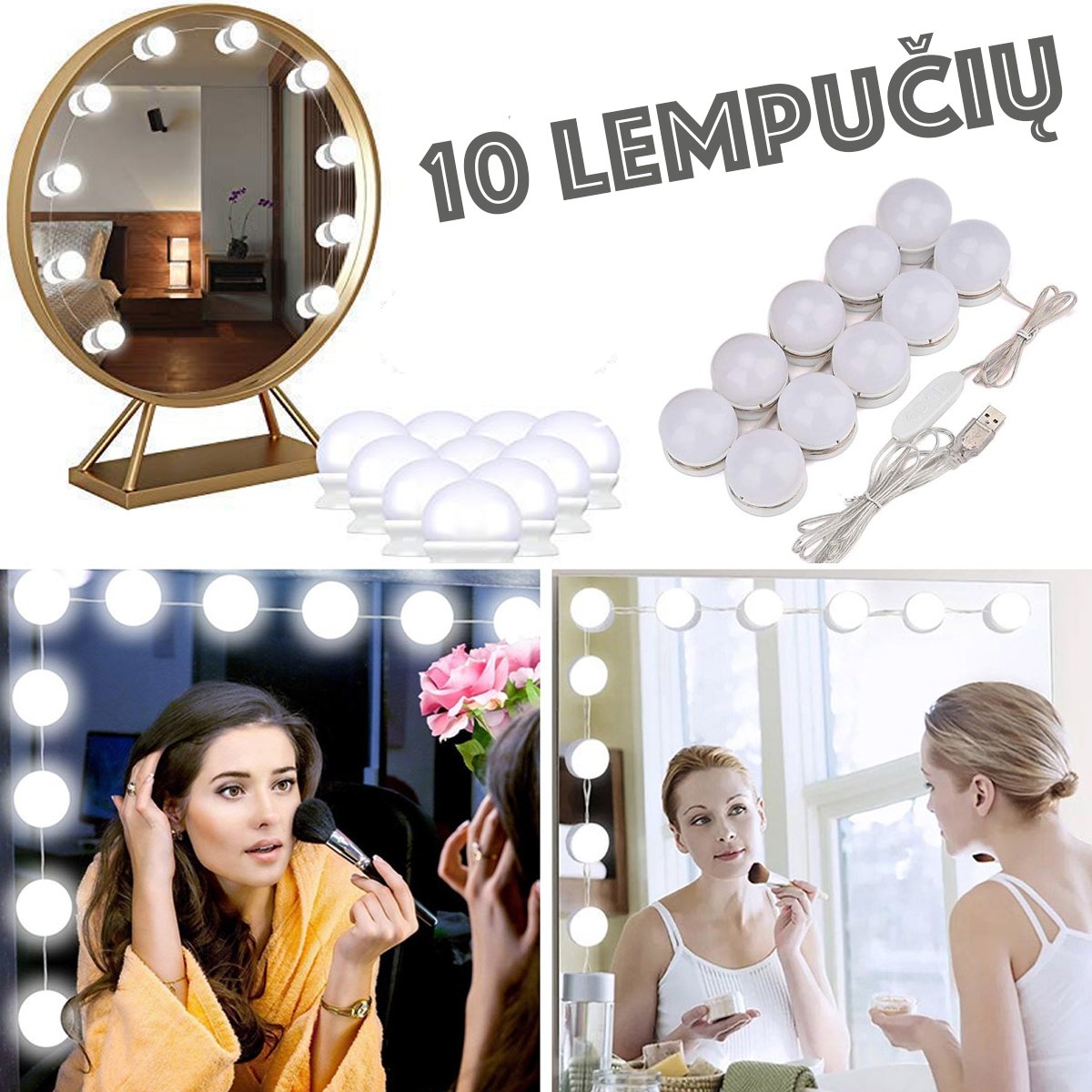 veidrodzio-lemputes Veidrodžio lemputės - Image 1