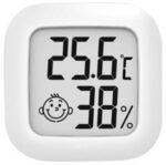 Vidaus elektroninė orų stotelė su temperatūros ir drėgmės jutikliu