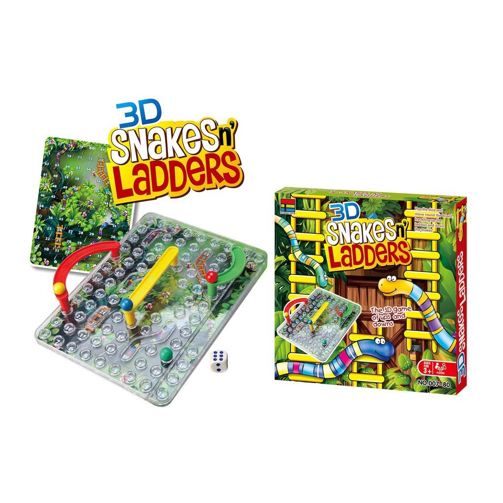 zaidimas-3d-snakesn-ladders Žaidimas "3D SNAKESn' Ladders" - Image 1